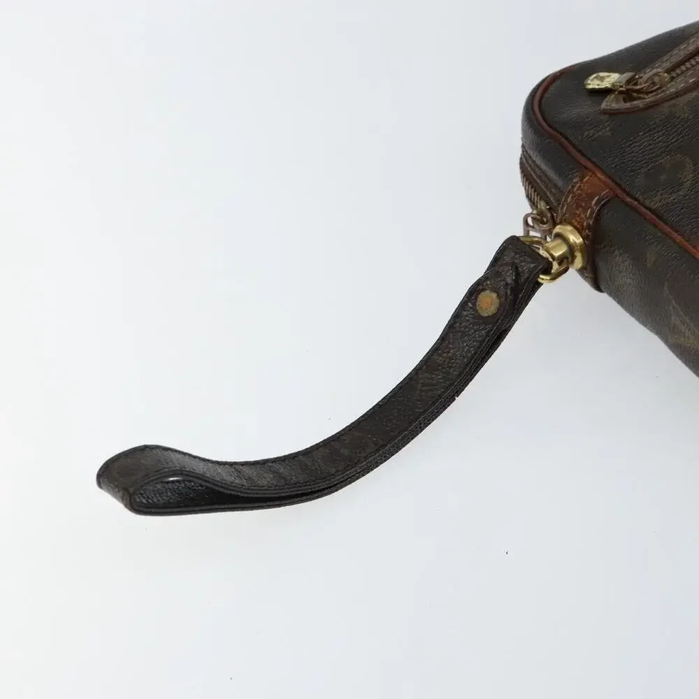 Louis Vuitton Monogram Marly Dragonne GM Clutch Bag Brown